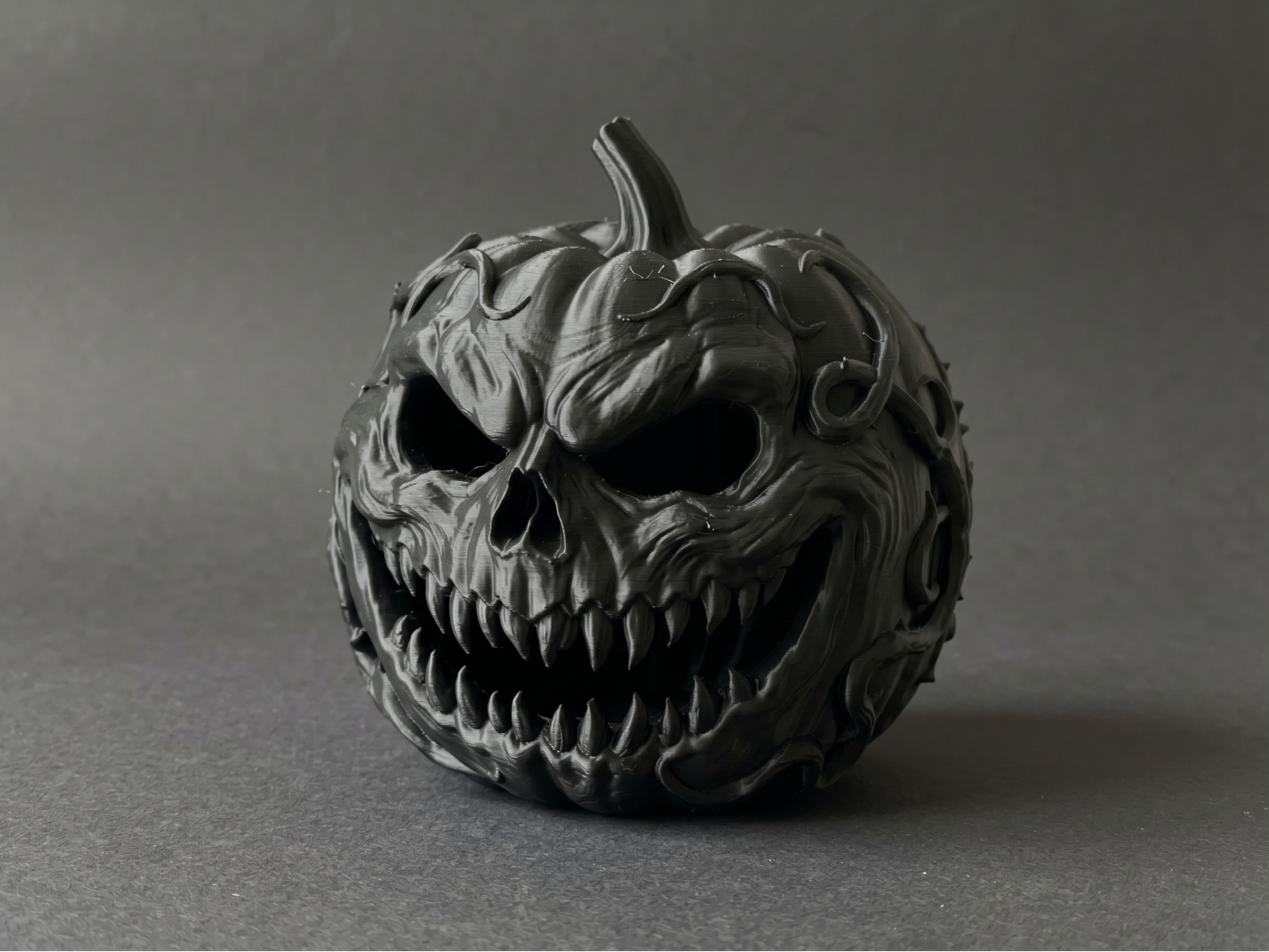Pumpkin Skull – Thorned Horror Jack-o'-Lantern