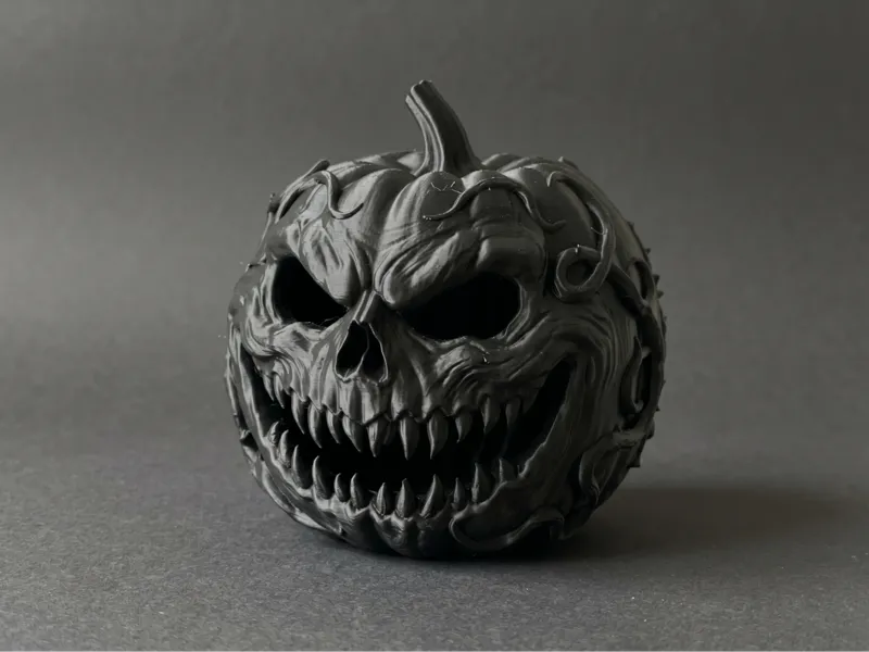 Pumpkin Skull – Thorned Horror Jack-o'-Lantern