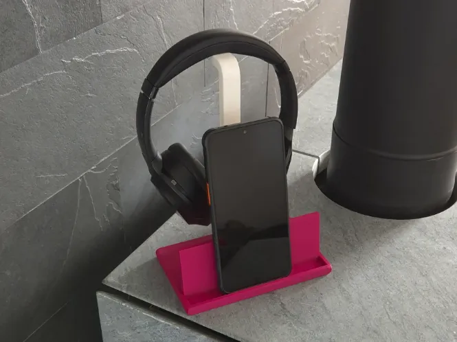 Support téléphone et casque