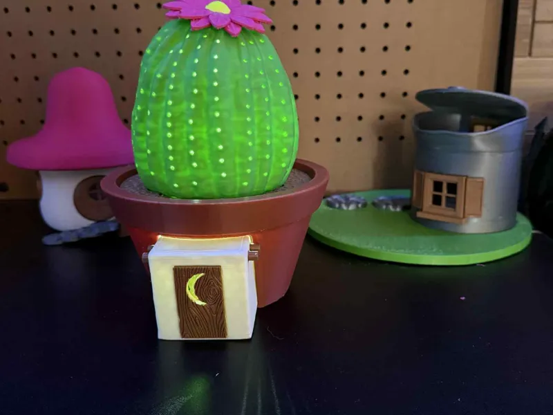 cactus fairy house