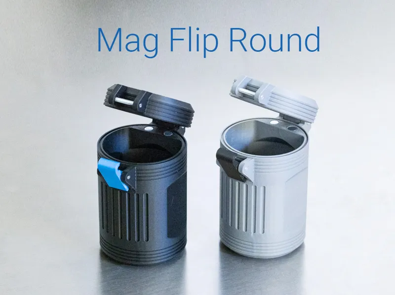 Mag Flip Case Round