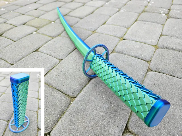 Dragonite Katana (Print-in-Place)