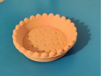 Tart Crust - Realistic 3D Print Model