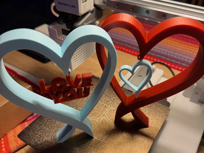 Herz mit Anhänger Valentinstag