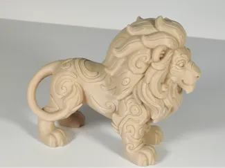 Majestic Swirl Lion