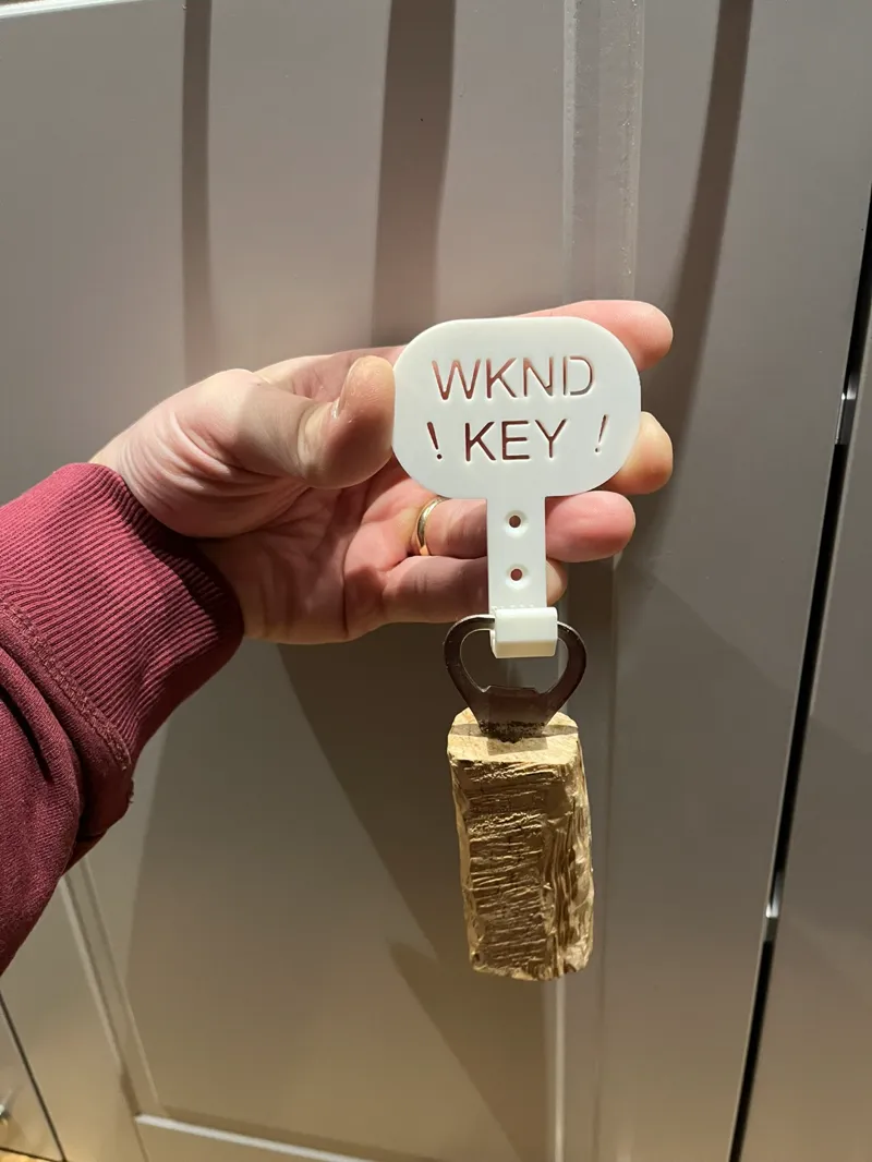 Weekend key holder