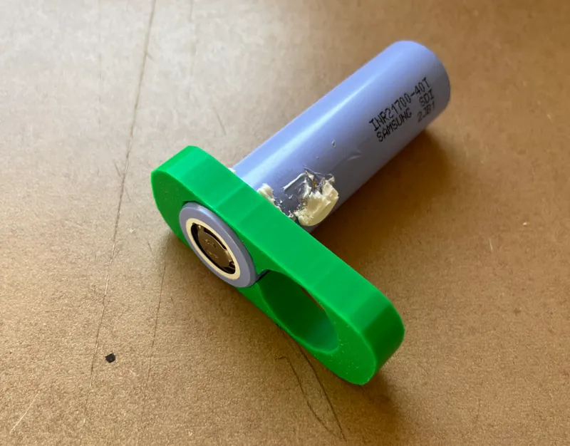 21700 cells end cap snug 60mm x 23mm