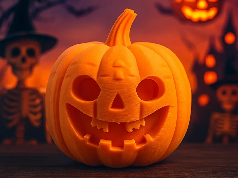 Zucca di halloween, decoro o magnete