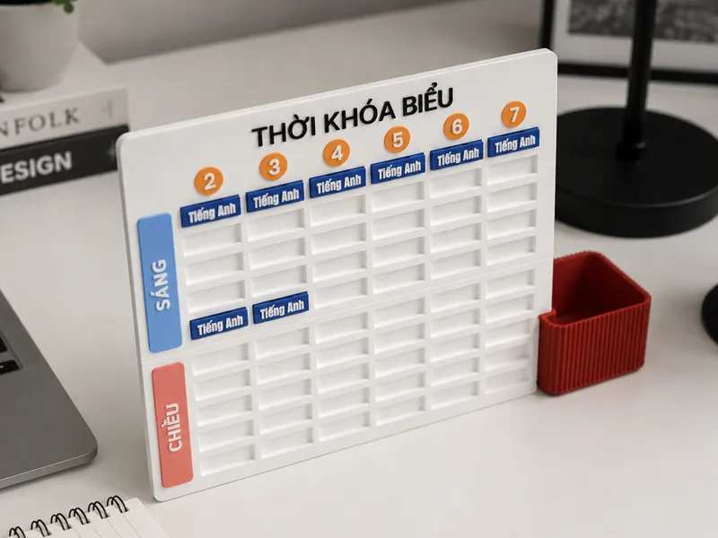 Classic Weekly Schedule Board (Timetable) new ver