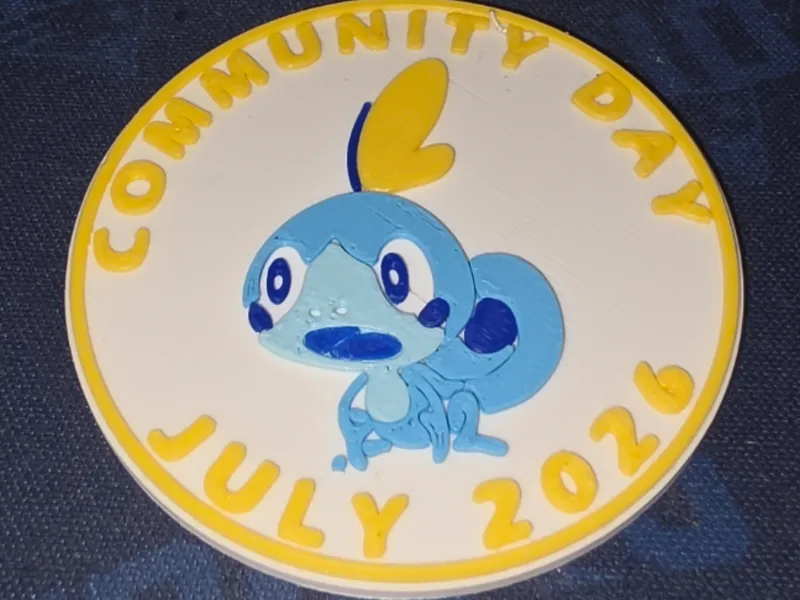 2026 July Community Day Token- Sobble