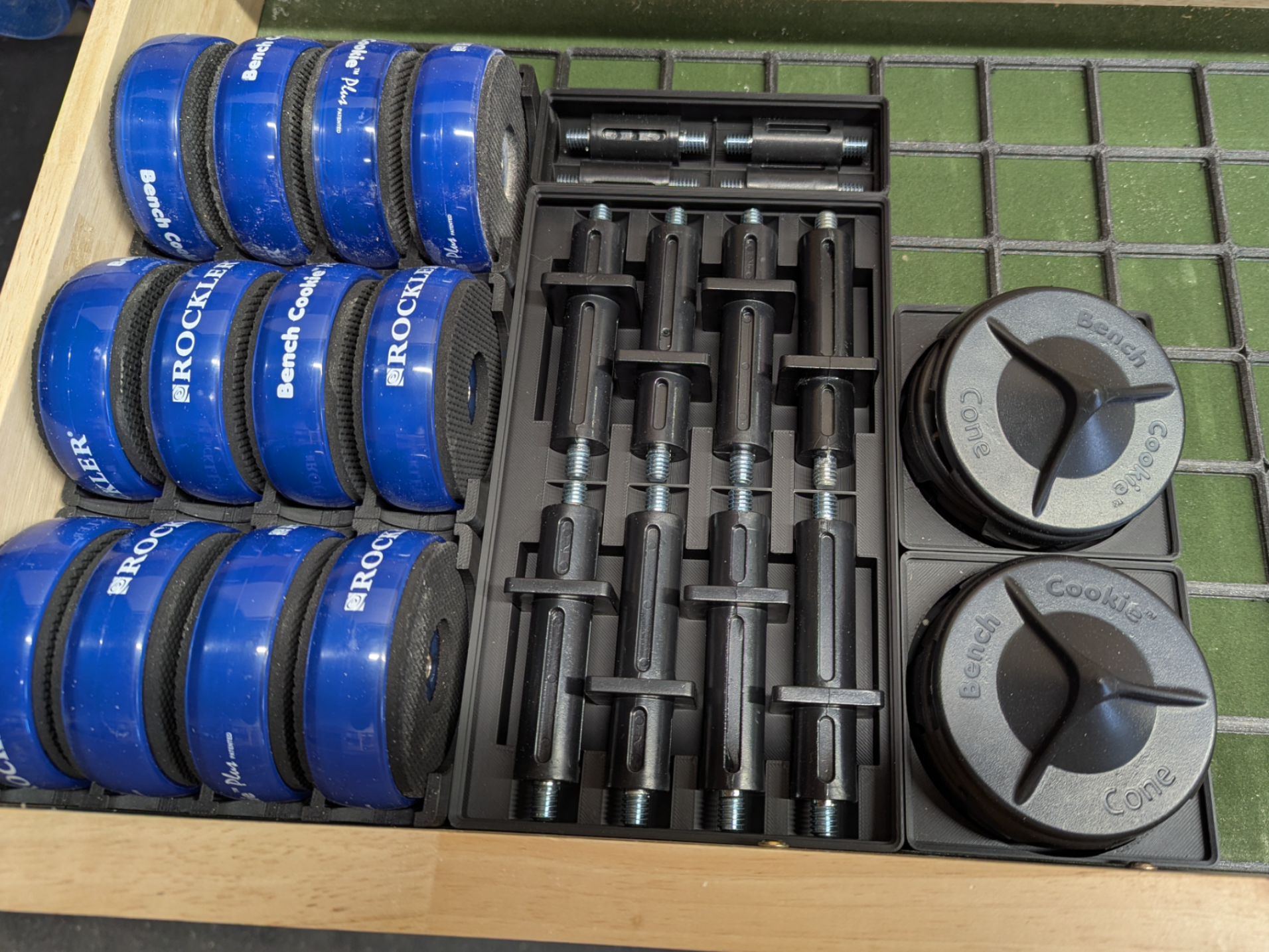 Gridfinity Holders for Bench Cookie Accessories