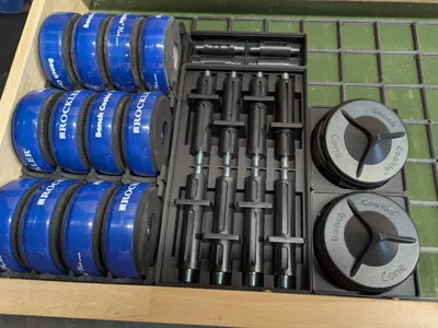Gridfinity Holders for Bench Cookie Accessories