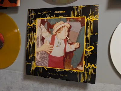 Vinyl Record Cover Display Stand 