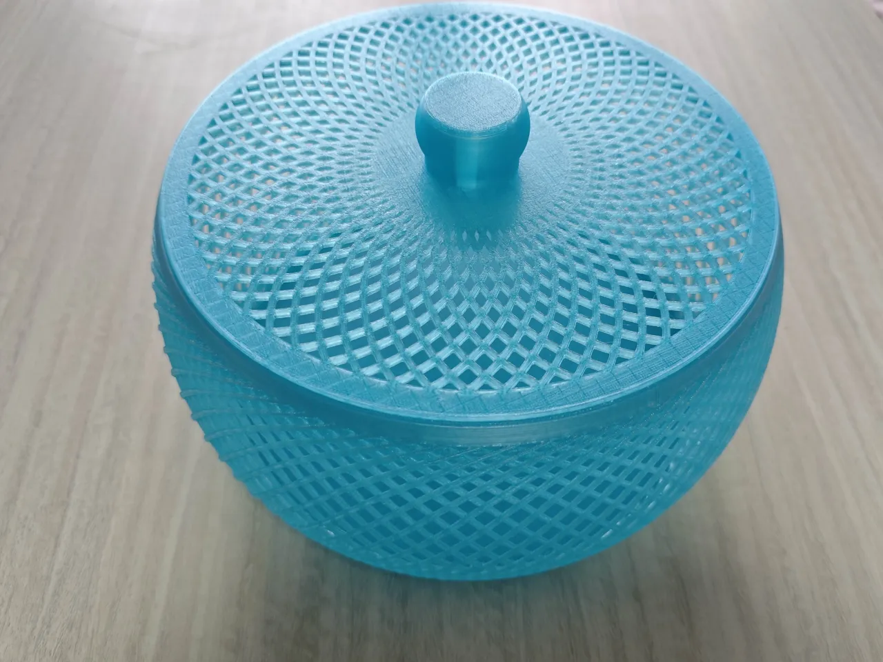250mm镂空收纳盒带盖(Hollow storage box with lid) view 3