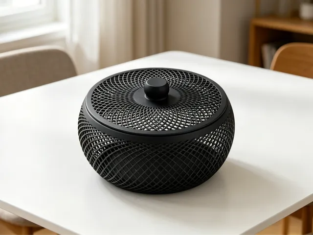 250mm镂空收纳盒带盖(Hollow storage box with lid)