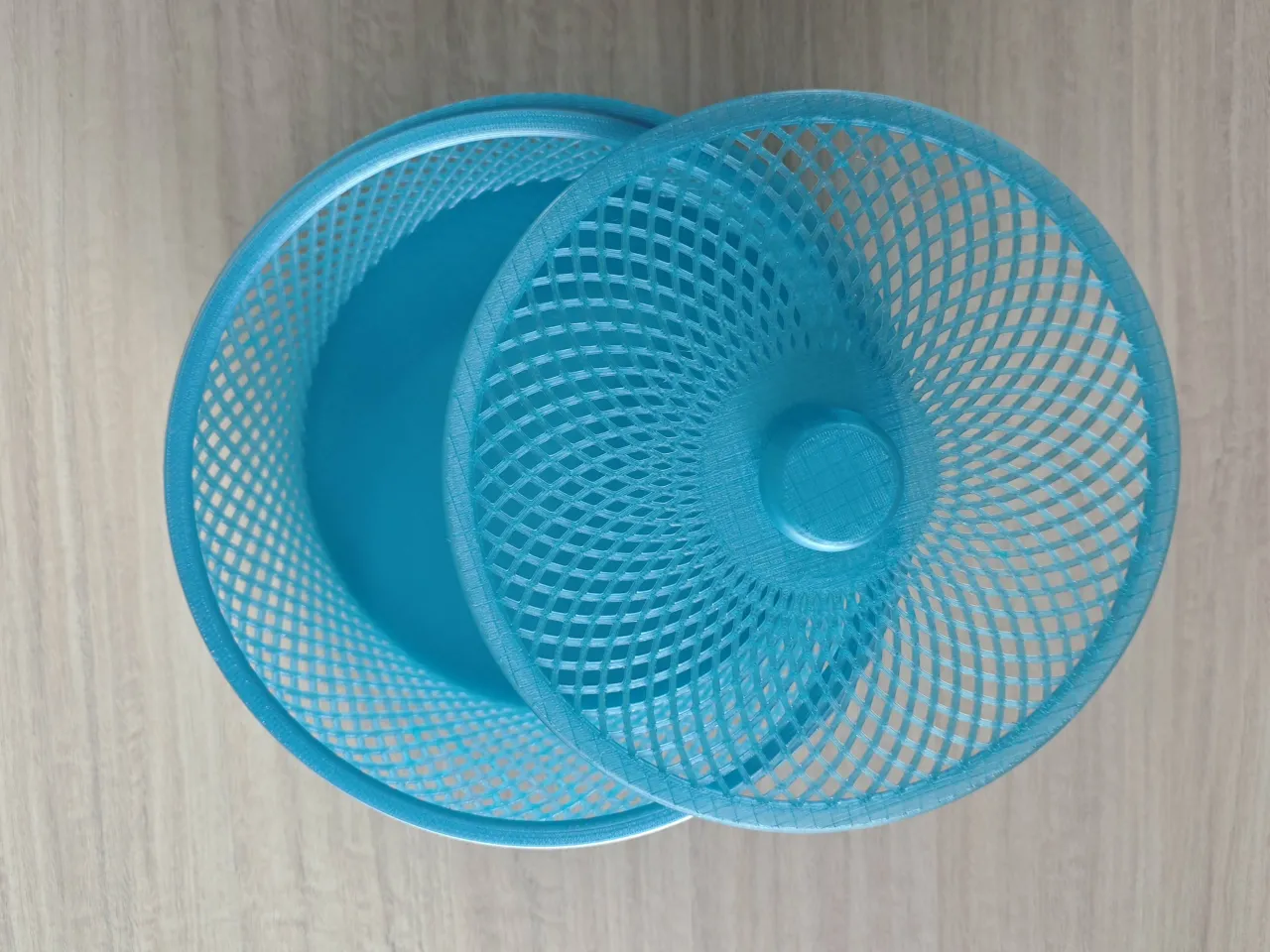 250mm镂空收纳盒带盖(Hollow storage box with lid) view 4