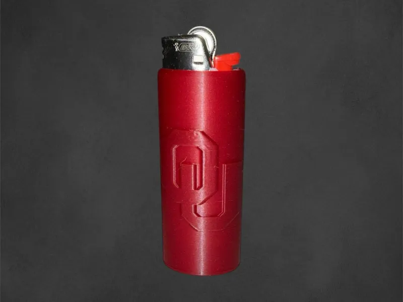 Oklahoma Sooners Bic Lighter Sleeve OU