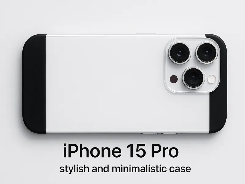 iPhone 15 Pro - minimalistic and thin case