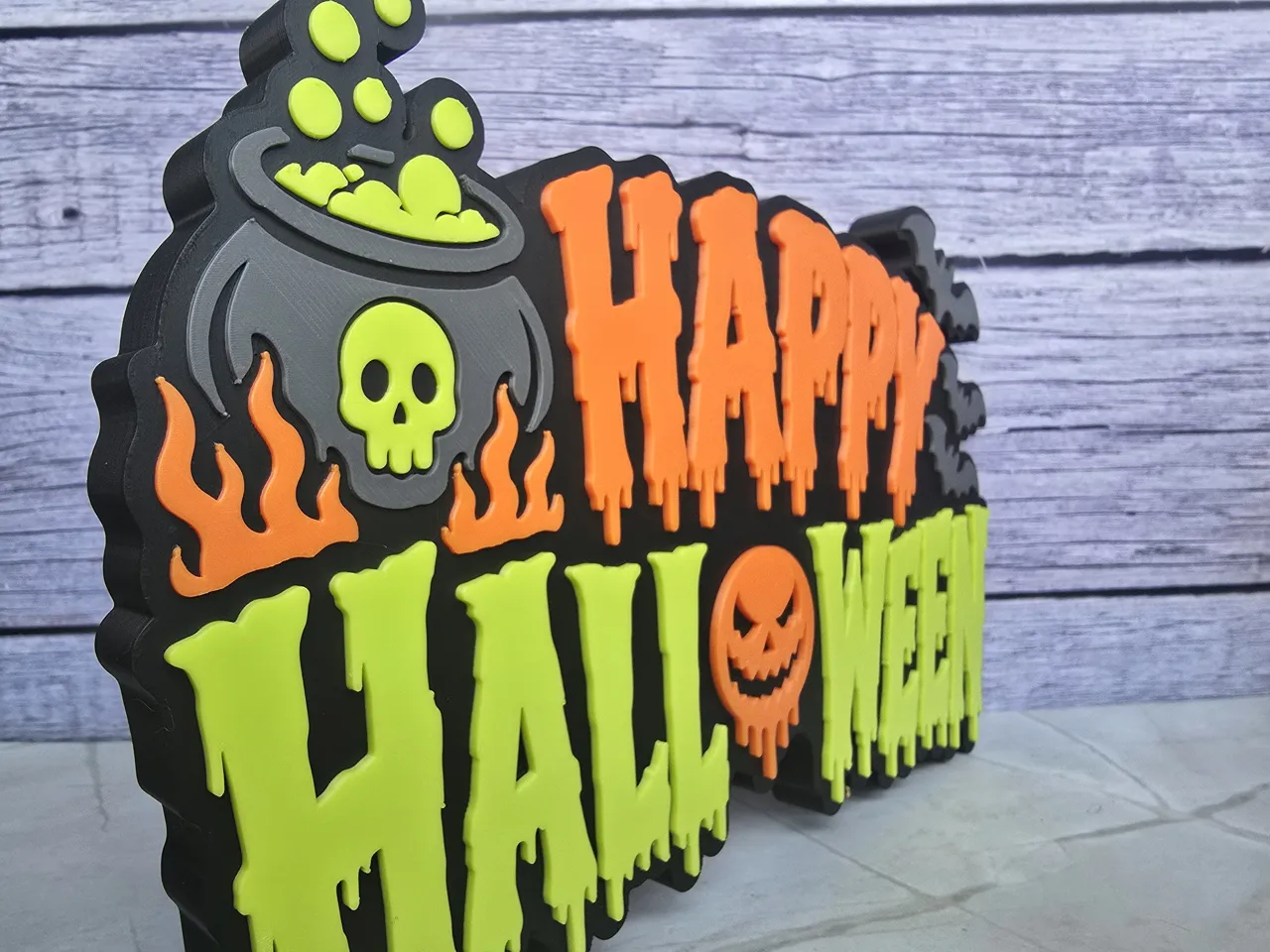 Happy Halloween Sign (9) view 2