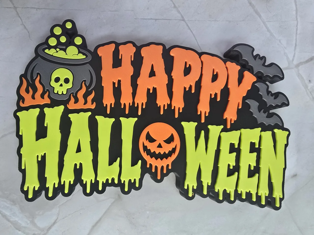 Happy Halloween Sign (9) view 4