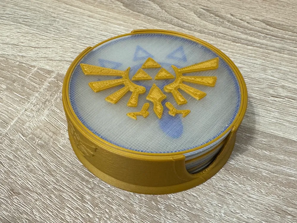 Zelda fanart coasters by Stamatis Sarlis MakerWorld