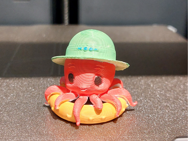 Cute Summer Octopus (Paintable Edition)