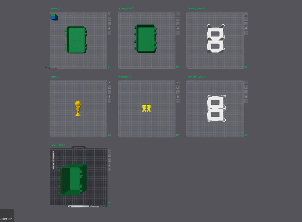 Бокс для стикеров World Cup 2026 - Хобби и DIY - PLA - изделие 3D-печати - фото 8