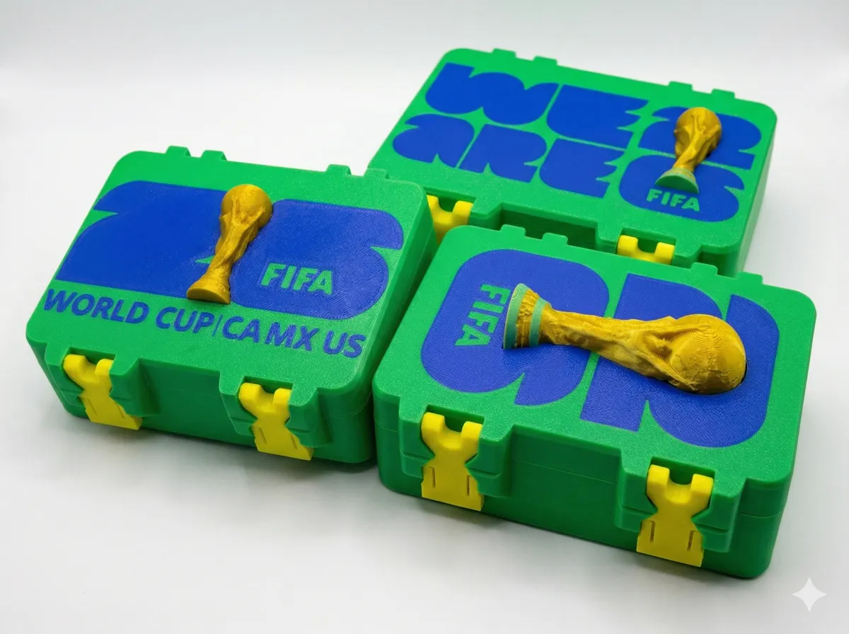 Бокс для стикеров World Cup 2026 - Хобби и DIY - PLA - изделие 3D-печати - фото 2