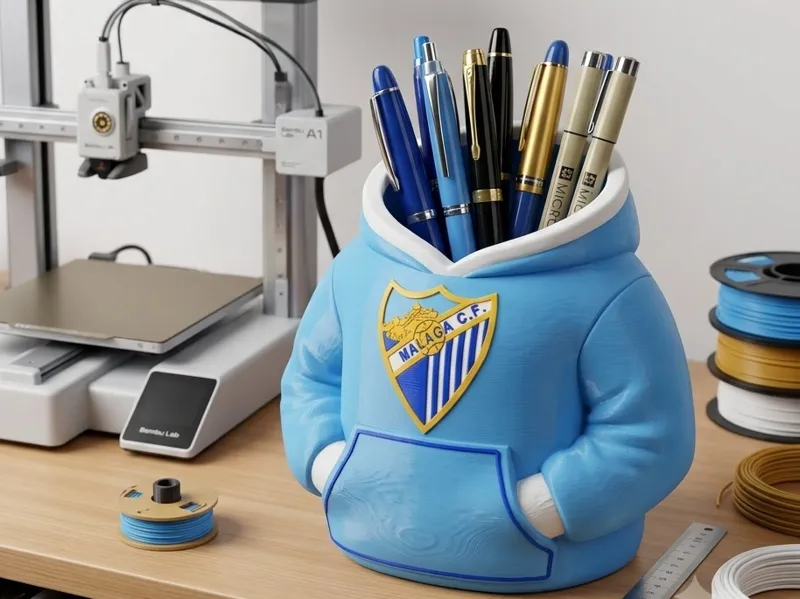 MALAGA C.F. HOODIE PENCIL HOLDER / ORGANIZER
