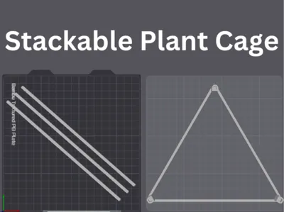 Stackable Plant Support Cage