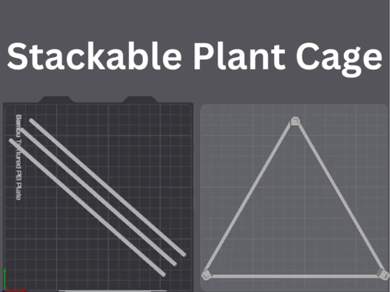 Stackable Plant Support Cage 