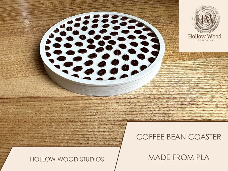Coffee Bean Coaster | PLA