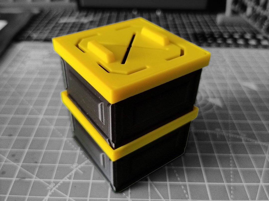 Miniatura 1 do modelo 3D Small Stackable Box ( Vase Mode )