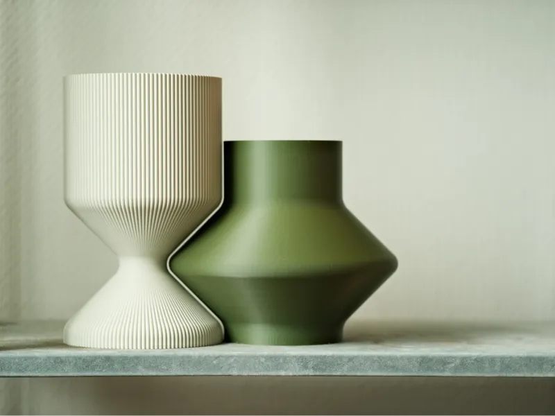 Set of modern vases/pots