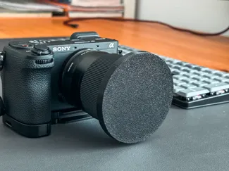 Lens cap for 77mm step up ring