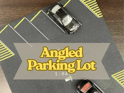 1:64 Diecast EXPANDABLE Angled parking lot - AMS