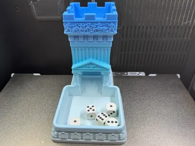 Ancient Greek Temple & Citadel Dice Tower