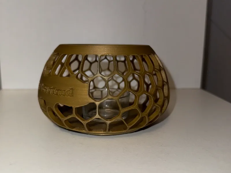 Customizable Tealight voronoi 