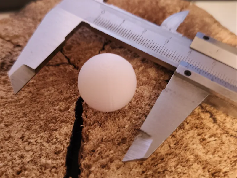 calibration ball printer test