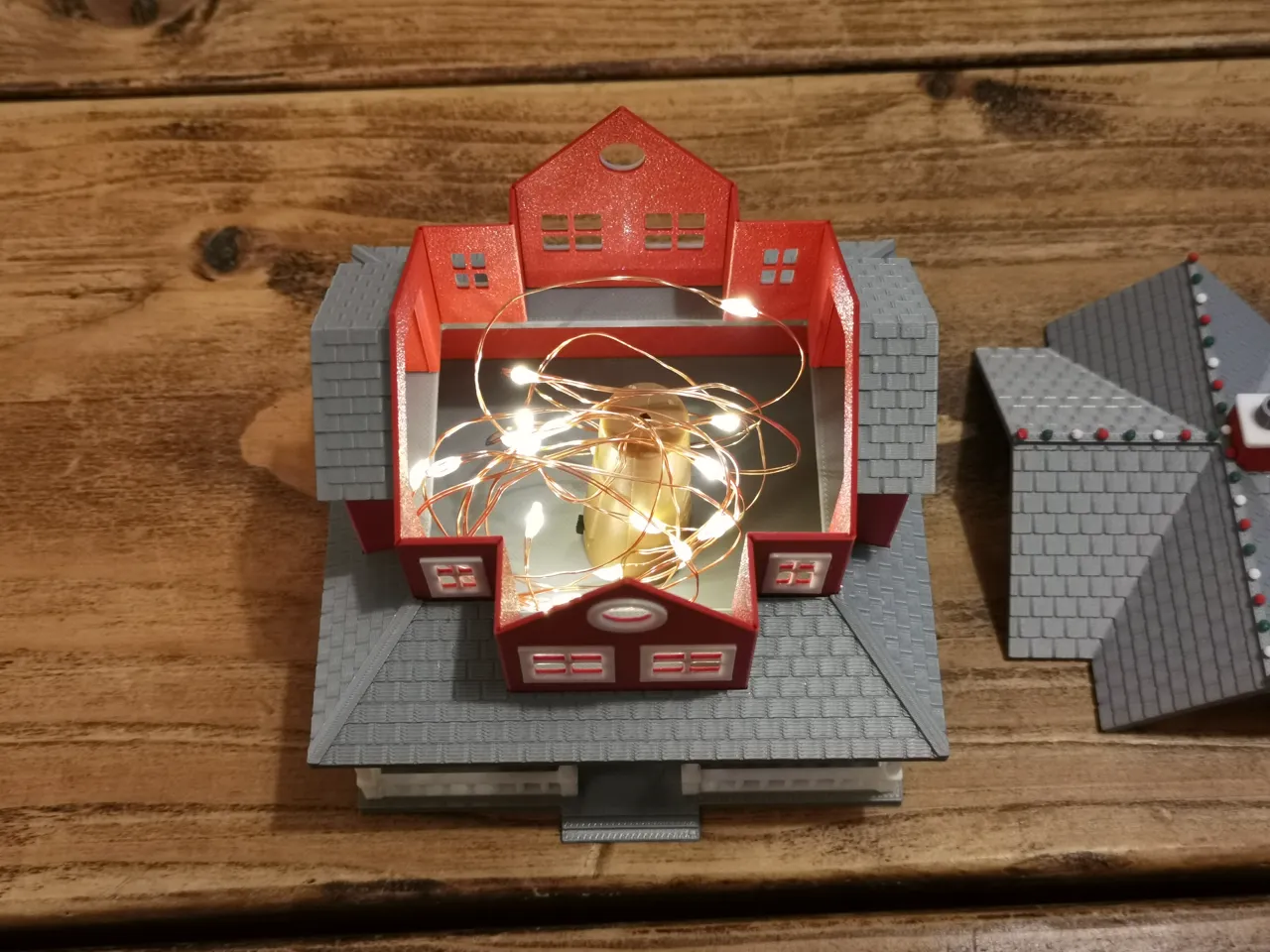 Bambu Labs inspired 'Cosy Christmas Lodge' view 3