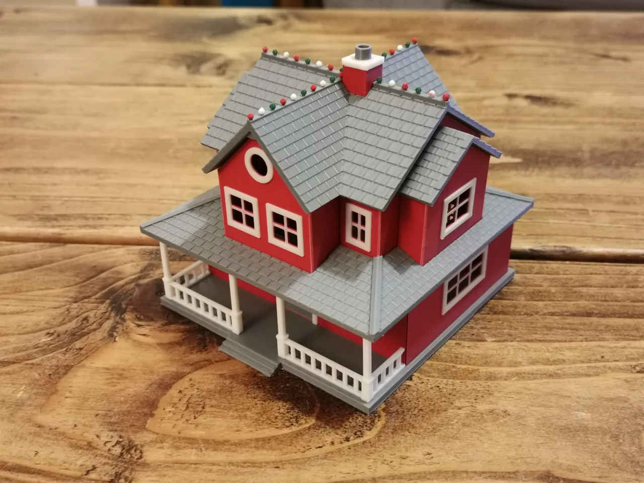 Bambu Labs inspired 'Cosy Christmas Lodge' view 2