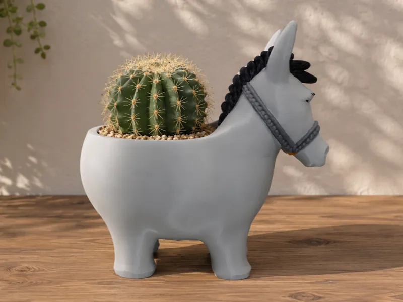 Burro Donkey Planter 247 mm Tall & 200 mm Wide!