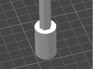 Extension de eje para agitador de pintura