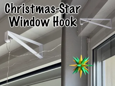 Christmas Star Window Hook 