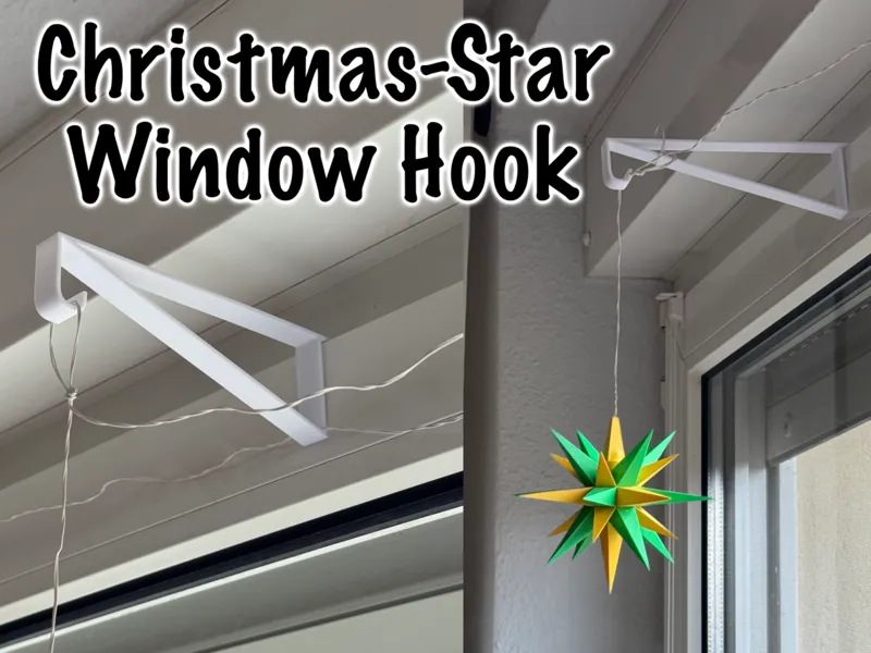 Christmas Star Window Hook 