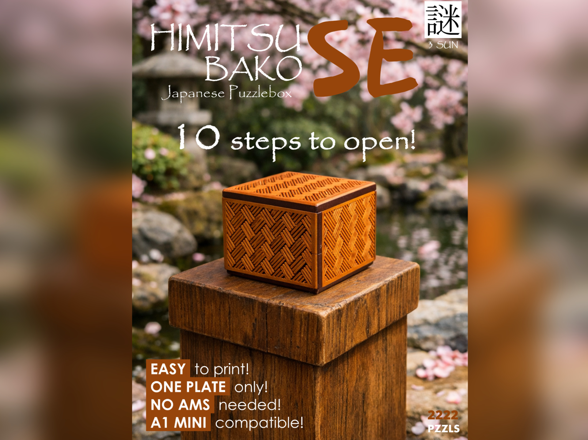 Himitsu Bako SE | 10 Step Japanese Puzzlebox 