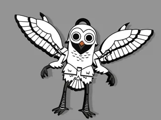 the owl from 99 nights in the forest flexi