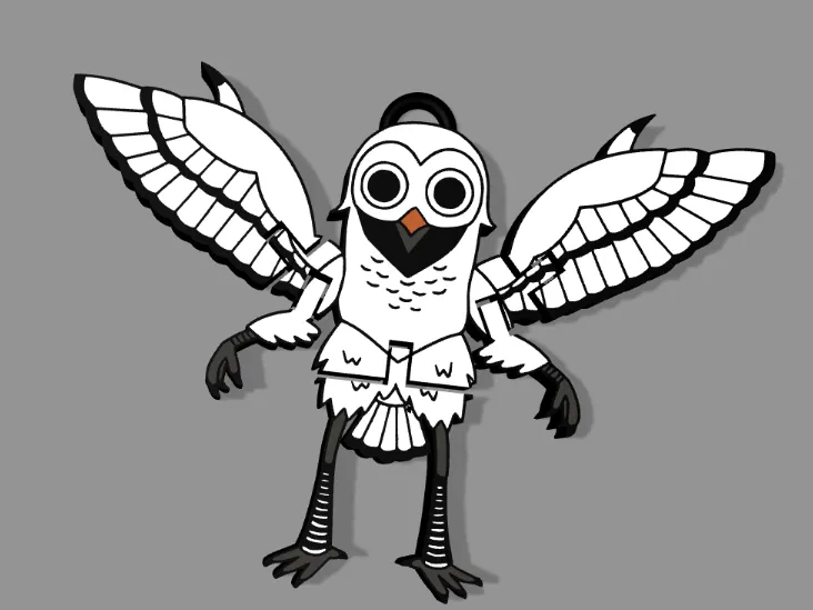 the owl from 99 nights in the forest flexi