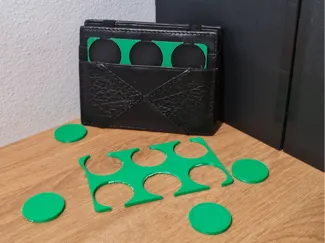 Coin Card for Shopping Carts