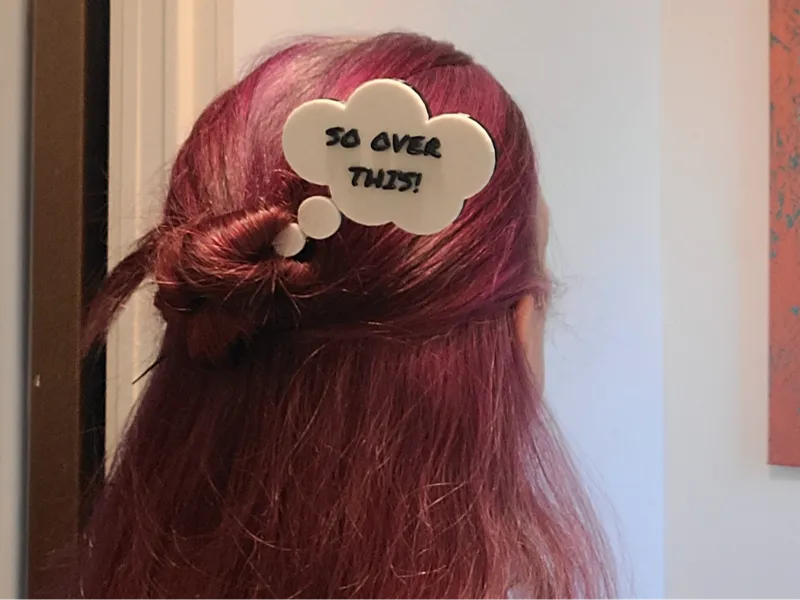Thought Bubble Hair Stick